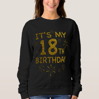 Funny Its My 18th Birthday Shirt 18 Year Old Birth