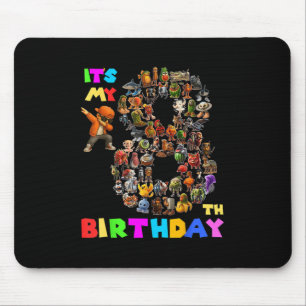 Funny Its My 8th Birthday Italian Brainrot Meme Bo Mouse Pad