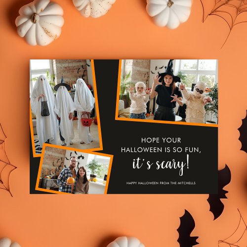 Funny Its Scary Halloween Photo Invitation