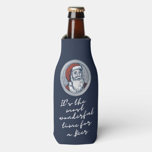 Funny Its The Most Wonderful Time For a Beer Bottle Cooler