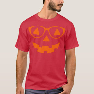 Funny Jack O Lantern Face Pumpkin Halloween Costum T-Shirt