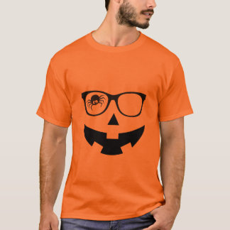 Funny Jack O Lantern Sunglasses Pumpkin Spooky Sea T-Shirt