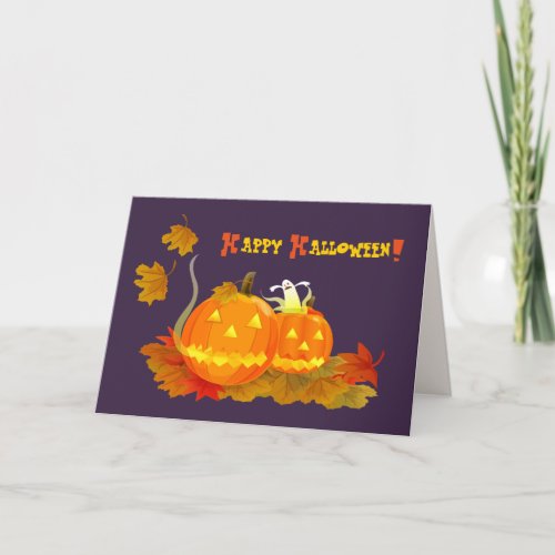 Funny Jack OLanterns Halloween  Card