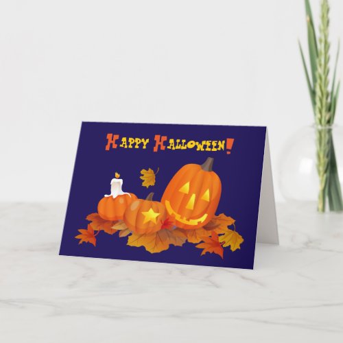 Funny Jack OLanterns Halloween Card