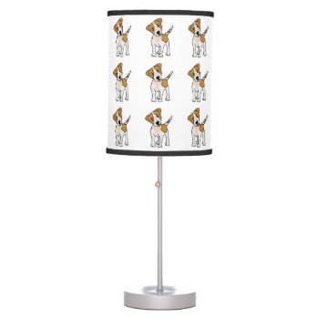 Funny Jack Russell Puppy Table Lamp by Petspower at Zazzle