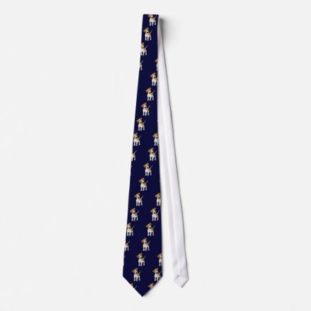 Funny Jack Russell Terrier Puppy Dog Neck Tie