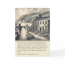 Funny Jane Austen Sense and Sensibility Card