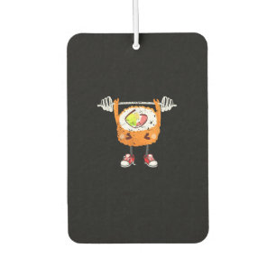 Funny Japanese Food Gym Weightlifting Gift T-Shirt Air Freshener