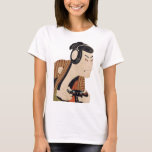 Funny Japanese Gamer Samurai Ukiyo-e Art  T-Shirt