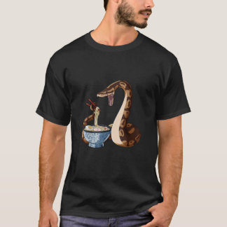 Funny Japanese Kawaii Ramen Snake Ball Python0 T-Shirt