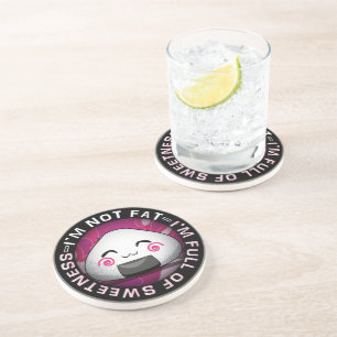 Funny japanese riceball coaster