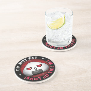 Funny japanese riceball sandstone coaster