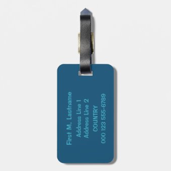 Funny Jellyfish custom luggage tag | Zazzle