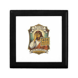 Funny Jesus 404 Error Web Developer Programmer Hum Gift Box