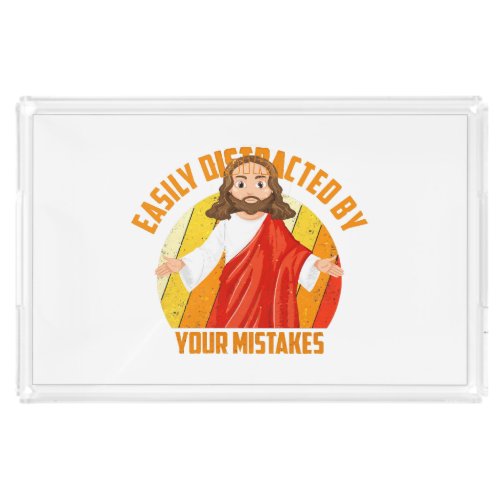 Funny Jesus Acrylic Tray