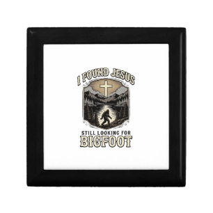 Funny Jesus Bigfoot Vintage Christian Shirt Gift Box