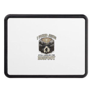 Funny Jesus Bigfoot Vintage Christian Shirt Hitch Cover
