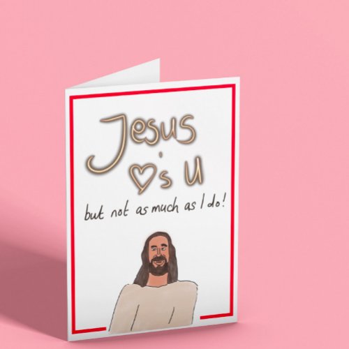 Funny Jesus Christmas  Holiday Card
