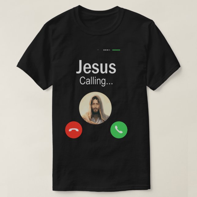 Funny Jesus Gets Religion Christian Baptism Gift T-Shirt (Design Front)