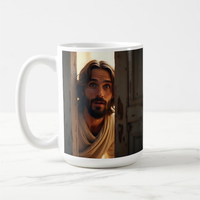 Funny Jesus Heard Mug (Left)