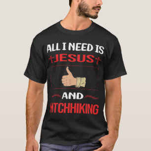 Funny Jesus Hitchhiking Hitchhiker T-Shirt