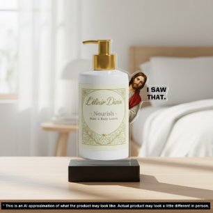 Funny Jesus I Saw That Humor Joke 2D Desk Statue
