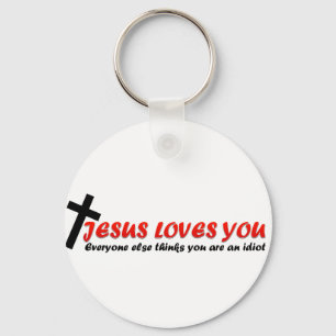 Funny Jesus Keychain