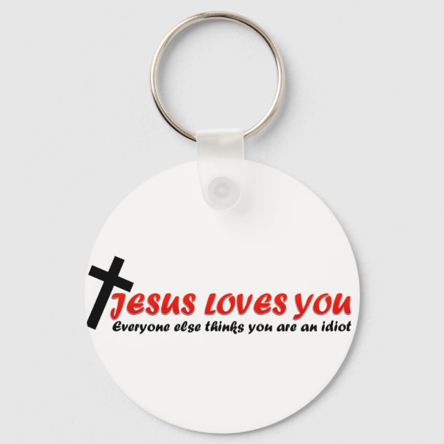 Funny Jesus Keychain (Front)