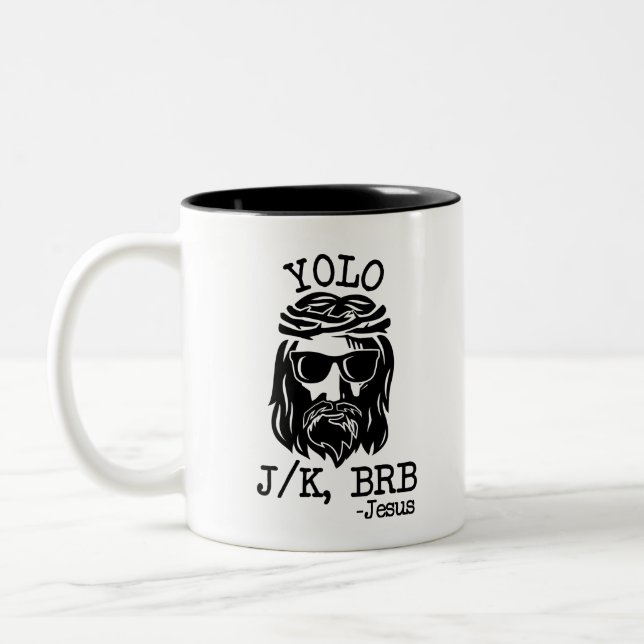 Funny Jesus mug (Left)