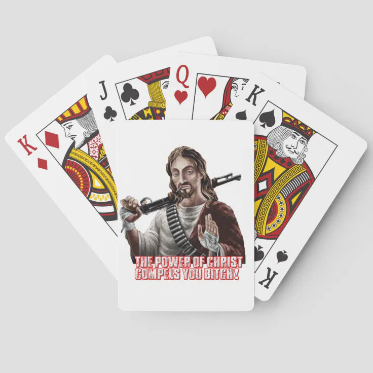 Funny jesus playing cards | Zazzle Funny jesus playing cards | Zazzle