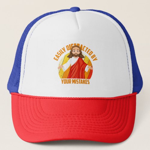 Funny Jesus Trucker Hat