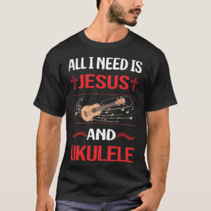 Funny Jesus Ukulele T-Shirt