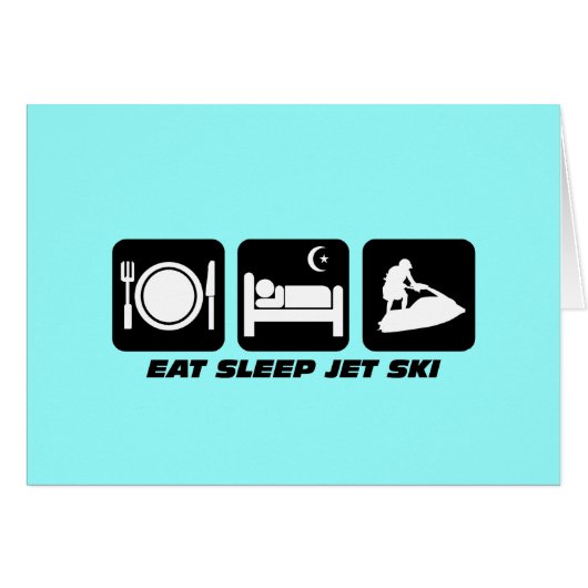 Funny jet ski cards (Front Horizontal)
