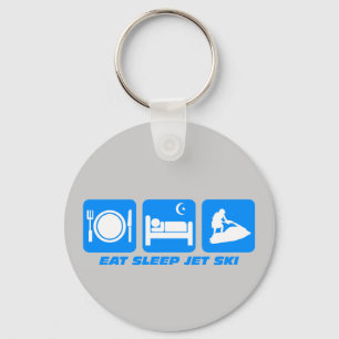 Funny jet ski keychain