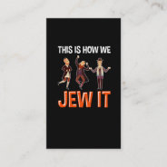 Funny Jew Quote Jewish Hebrew Humor Hanukkah Fun Business Card at Zazzle