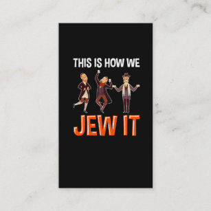 Funny Jew Quote Jewish Hebrew Humor Hanukkah Fun Business Card