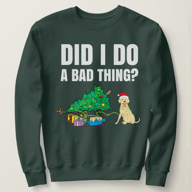 Funny Jewish Dachshund Menorah Happy Hanukkah Chan Sweatshirt (Design Front)