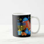 Funny Jewish Football Ball Menorah Happy Hanukkah  Coffee Mug<br><div class="desc">Funny Jewish Football Ball Menorah Happy Hanukkah Chanukah</div>