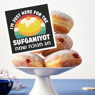 Funny Jewish Holiday Celebration Hebrew Hanukkah Napkins