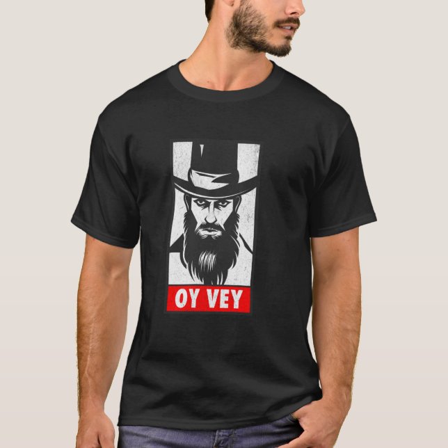 Funny Jewish Humor Oy Vey T-Shirt (Front)