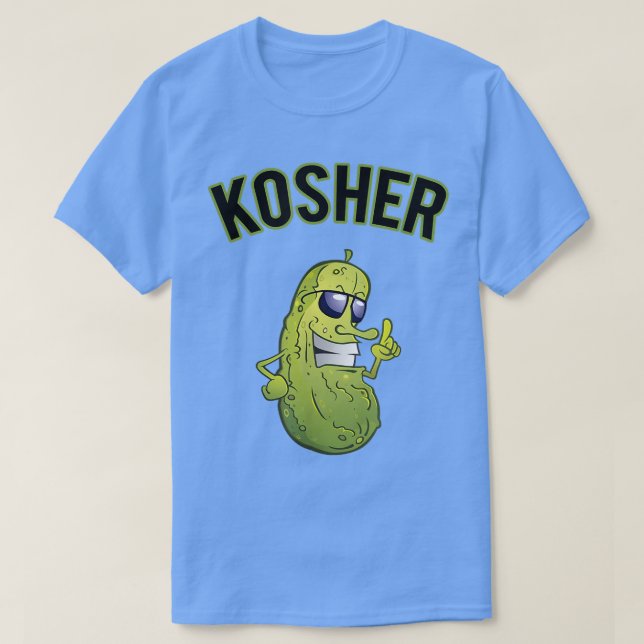 Funny Jewish Kosher Pickle   Chanukah Fun  T-Shirt (Design Front)