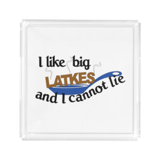 Funny Jewish Latke Hanukkah serving tray