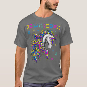 Funny Jewnicorn Jewish Unicorn David Star T-Shirt