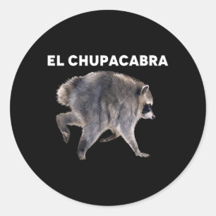 Funny Jimothy Raccoon Meme Artwork Classic Round Sticker