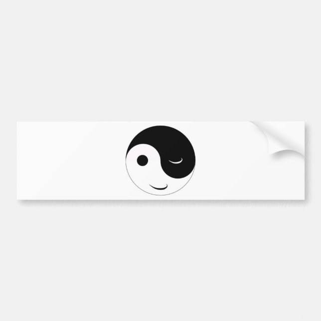 Funny Jin Jang Bumper Sticker (Front)