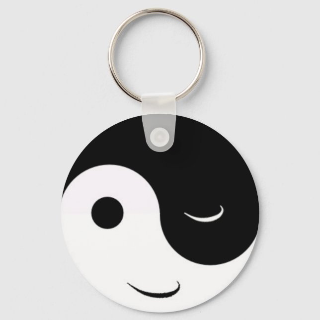 Funny Jin Jang Keychain (Front)