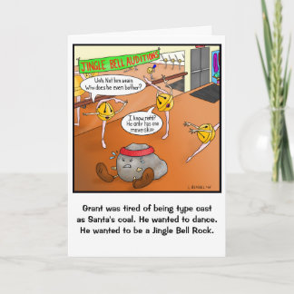 Funny Jingle Bell Rock Christmas Card