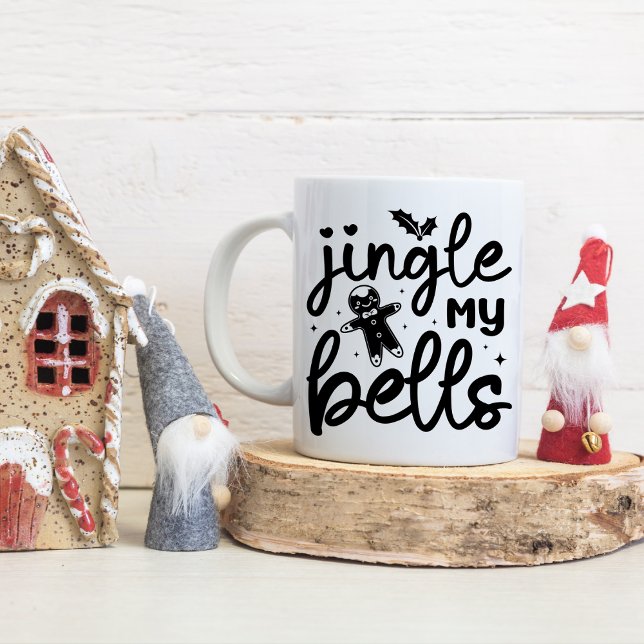 Funny Jingle My Bells Two-Tone Coffee Mug (Creator Uploaded)