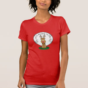 Funny Jingle This Red Nose Reindeer Dog Cute T-Shirt
