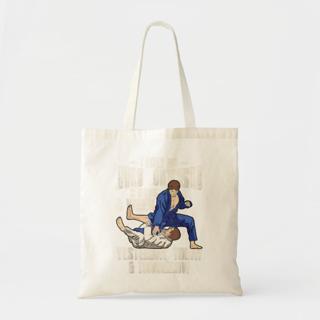 Funny Jiu Jitsu Martial Art Brazilian BJJ Tote Bag (Front)